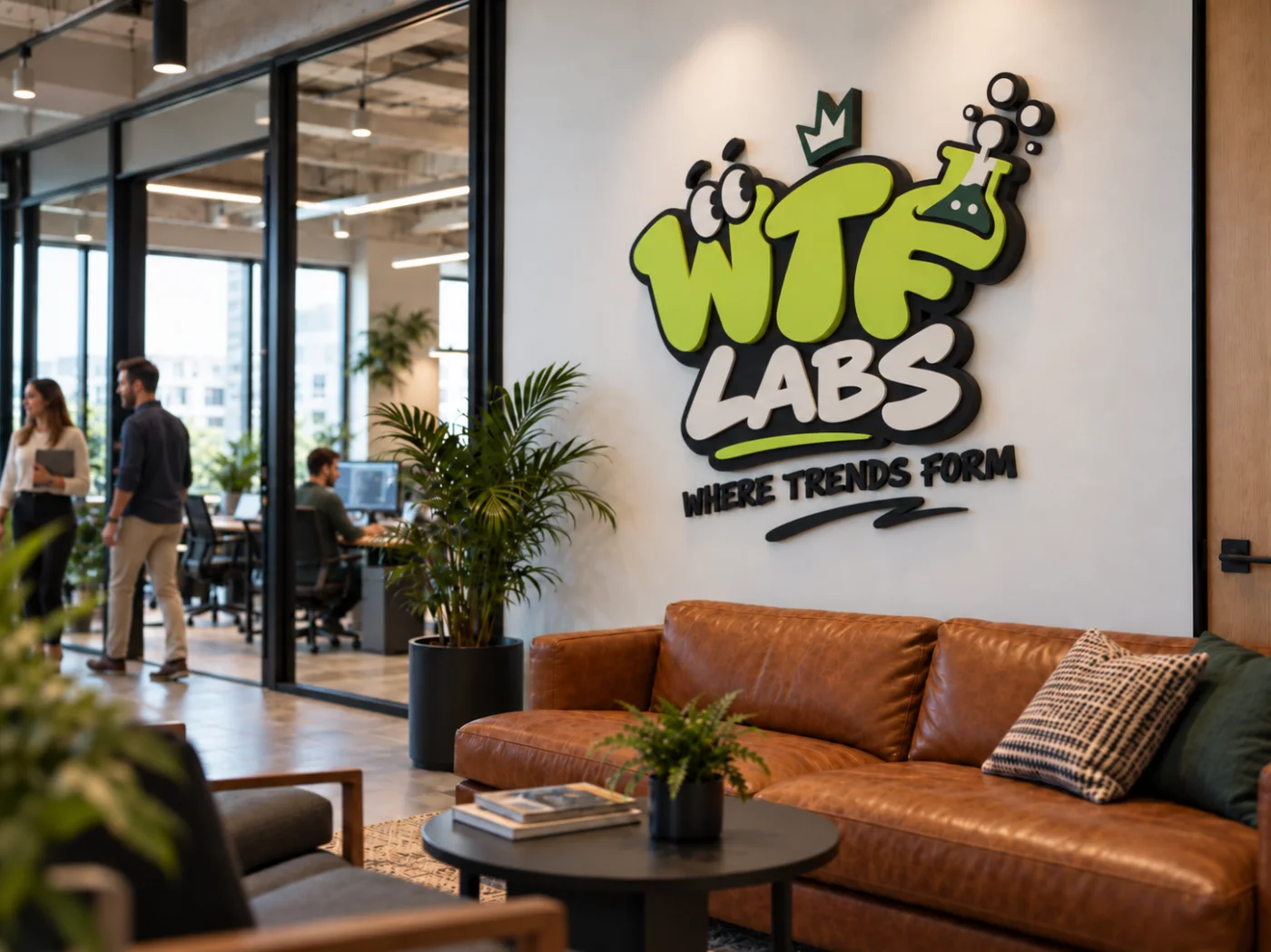 WTF Labs office lounge