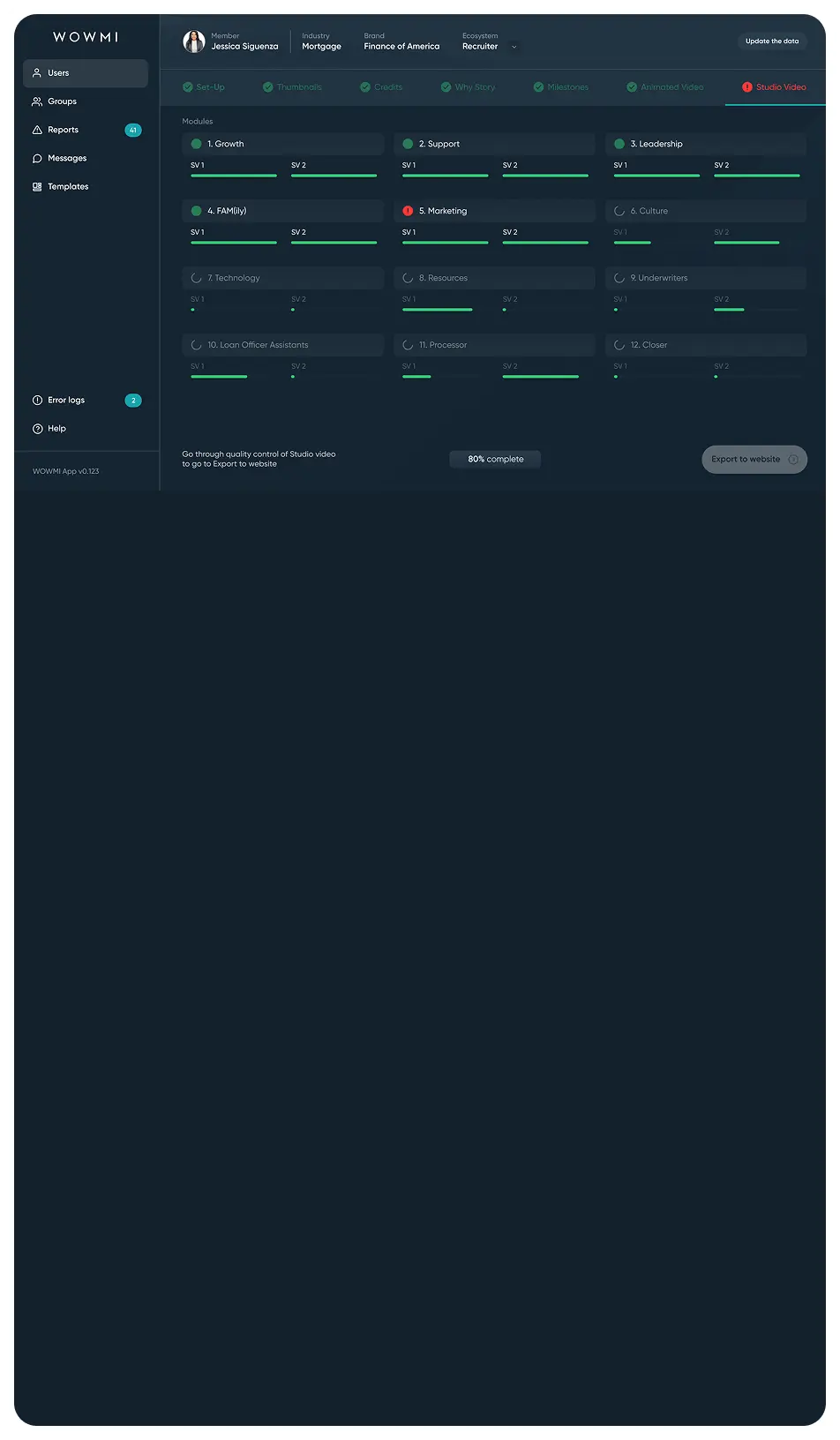 Web App