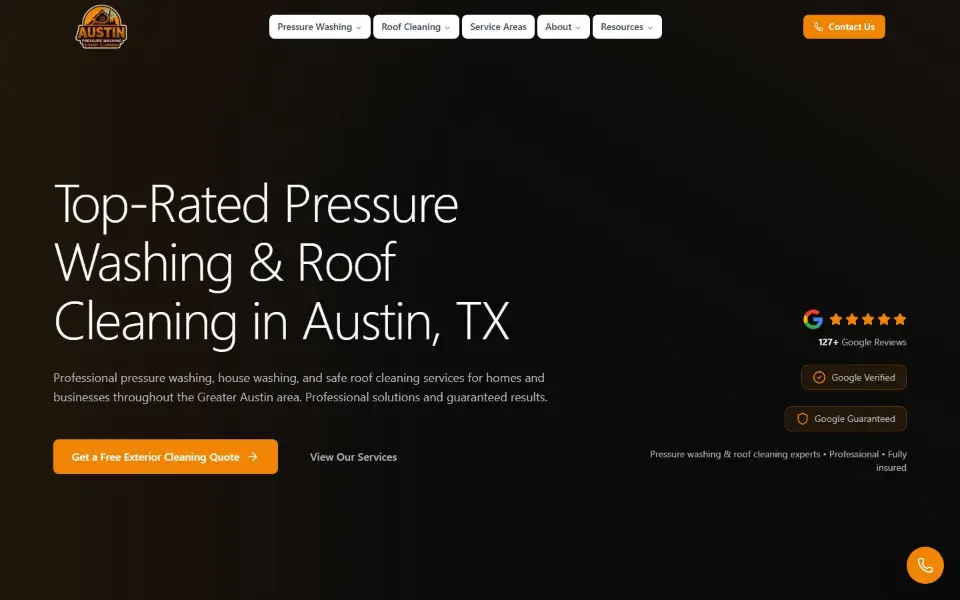 Austin Pressure Washing & Roof Cleaning